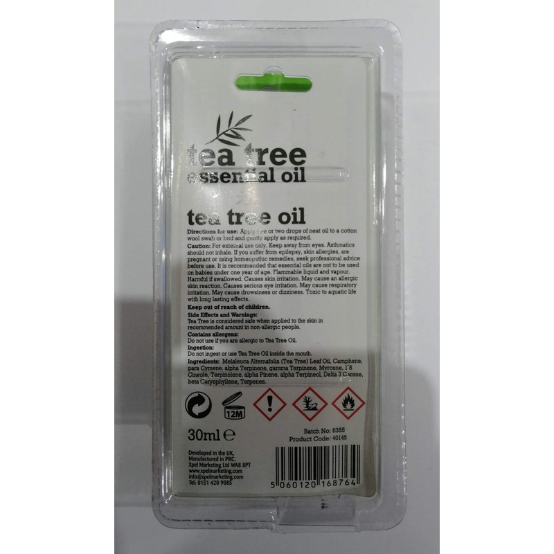 Tea Tree Essential Oil Tea Tree Essential Oil Pure 30ml