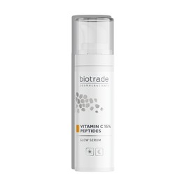 Biotrade Glow Face Serum with 15% Vitamin C & Peptides for All Skin Types - Anti-Ageing Niacinamide & Vitamin C Serum that Brightens and Balances Skin - 100g