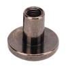200 Sets Chicago Screws 9.5x8mm DIY Uniform Coating Brass Leather