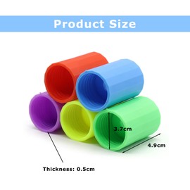 JOYOLA Pack of 10 Tornado Hexagonal Water Tornado Connector Bottle Tornado Connection Tube Water Swirler Bottle Connector for Tornado Manufacture Scientific Experiment Testing Education