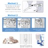 Andiker No-Drip Pet Water Dispenser,Dog Kennel Cage Water Bottle Drinker