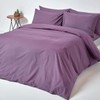 HOMESCAPES Purple Grape Deep Fitted Sheet (12”) Double 200 TC