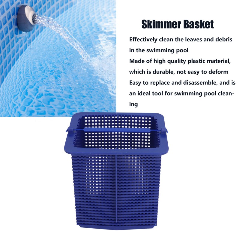 Replacement Skimmer Basket Plastic Swimming Pool Pump Basket Efficient Cleaning