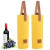 QUEXLAI Wine Bag, yellow, Modern