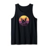 Minimalist Sunset Fennec Fox Tank Top