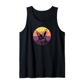 Minimalist Sunset Fennec Fox Tank Top