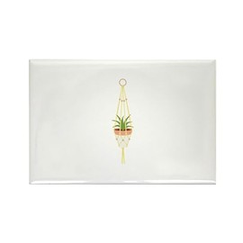 CafePress Macrame Plant Magnets Rectangle Magnet, 2"x3" Refrigerator Magnet (10 pack)