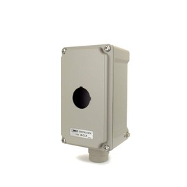 IDEC AGA211Y IP65 φ30 AGA Shape Control Box with Holes, Standard Type for 1 Point