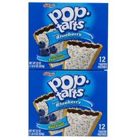 Kellogg's Pop-Tarts Toaster Pastries - Frosted Blueberry - 22 oz - 12 ct - 2 pk