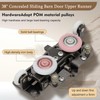 38" Concealed Sliding Barn Door Hardware Kit with Soft-Close Mechanism