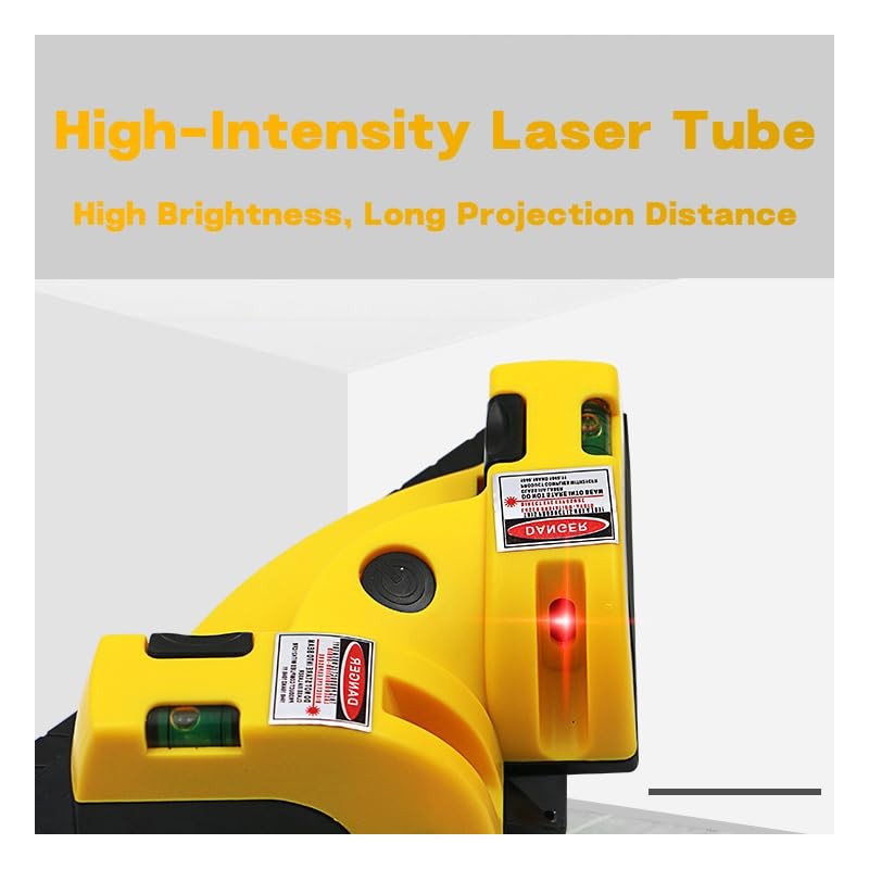 VortecSys Square Laser Right Angle 90 Degree Level - 30ft