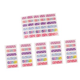 COLLBATH 10 Sheets Cartoon Breathable Hemostatic Patches for Care Portable Self Safe and Durable Easy to Use Fun Designs