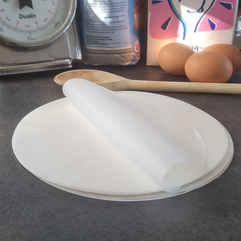 Kitchen Buddies Greaseproof Baking Parchment Circles - 6, 7, 8,