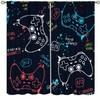 3D Game Controller Pattern Printing Curtains - Living Room, Kitchen
