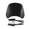 LisylineAuto Universal Motorcycle Windshield Deflector Windscreen Wind Protection Front Flyscreen