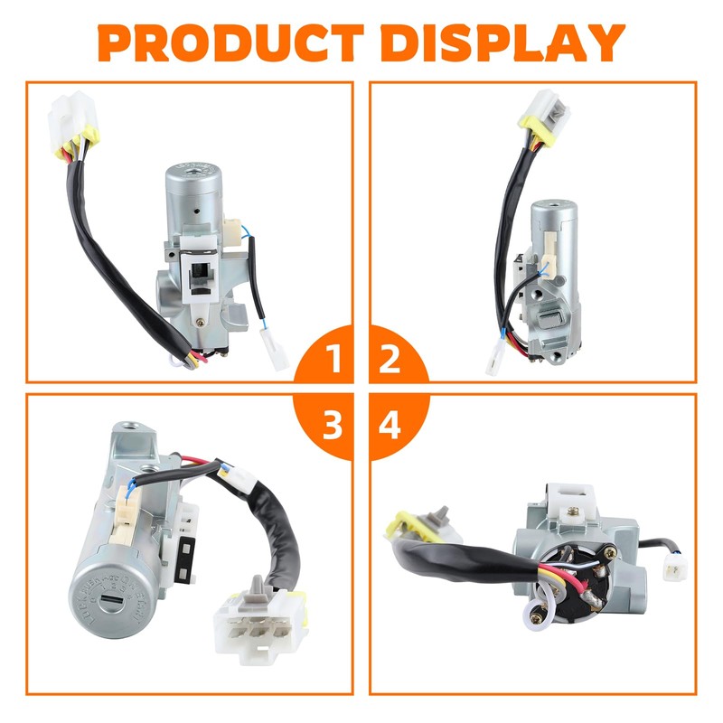 GoaMotors D8700-40U11 Ignition Lock Cylinder and Switch with 2 Keys
