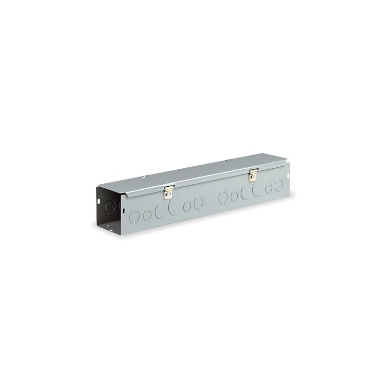 Wiegmann HS442 NEMA 1 Combination Hinge/Screw Cover Wireway with Knockouts,