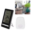 Wireless Electronic Thermometer Indoor Outdoor Home Digital Weather Station Clock