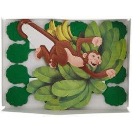 Beistle Tissue Paper Jungle Canopy Decoration for Birthday Party and Baby Shower-Monkey Theme Supplies, One Size, Multicolored