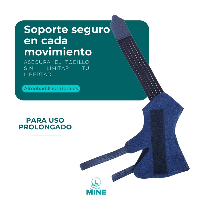 SEVEN MINE Tobillera para Esguince con Estabilizadores Laterales (1 Pza,