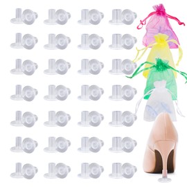 28 Pairs Clear High Heel Protectors for Grass, 4 Sizes High Heel Stoppers, Heel Stoppers for Grass, Outdoor Events