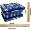 Romanian Puzzle Box - Large Blue