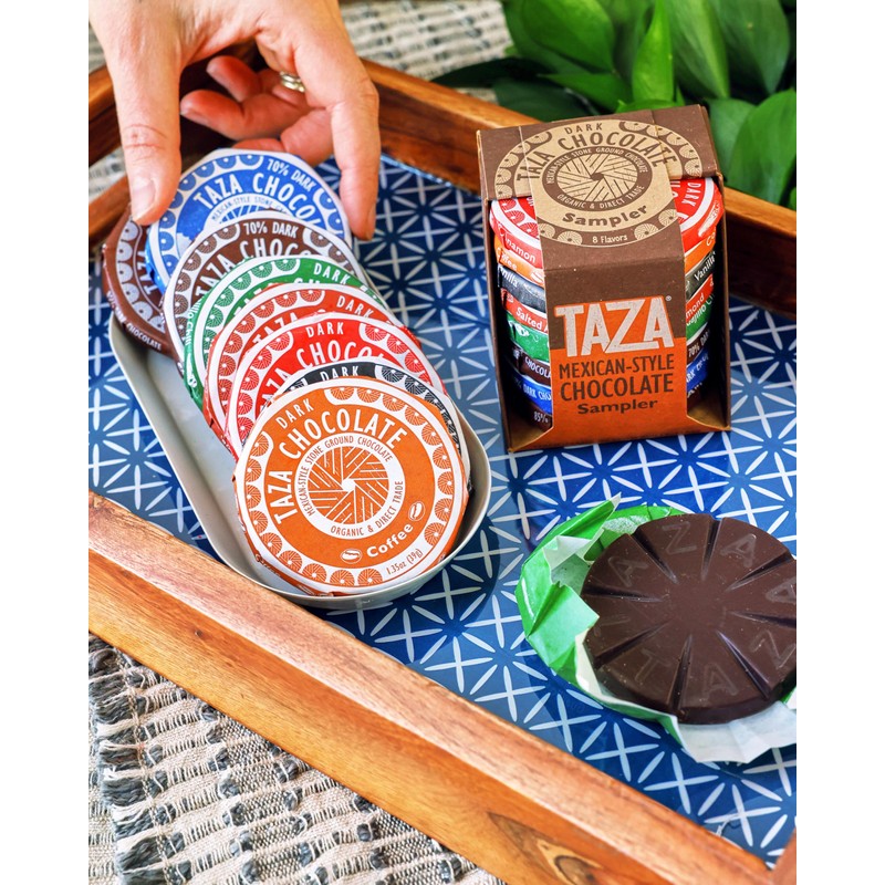 Taza Chocolate Organic Mexicano Disc Stone Ground, Variety Pack, 1.35