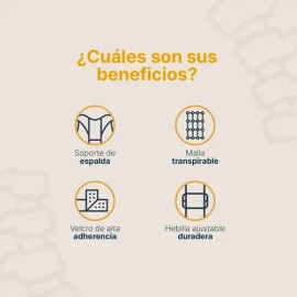 Corrector De Postura, 2 Soportes. Posture Corrector B Life