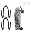 2-Pack Upgrade Skateboard Wall-Mounted Skateboard Hook Hook Skateboard Storage Display