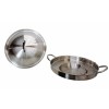 20" Concave Down Comal Set, Stainless Steel, Taco para Carnitas