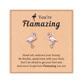 JOGDIAM Flamingo Earrings Gifts for Women Girls Birthday Gifts for Daughter Granddaughter Niece