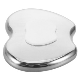 TOVINANNA Portable Stainless Steel Gua Sha Tool Apple Shape Face Massager for Skin Tightening Muscle Sculpting Ergonomic Scraping Board for Facial Care Relaxation