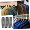 Mobestech 50pcs Sponge Padded Hangers Anti-Skid Foam Cover Suit Protector
