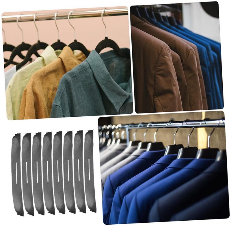 Mobestech 50pcs Sponge Padded Hangers Anti-Skid Foam Cover Suit Protector