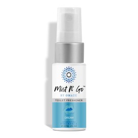 Mist N’ Go by Omaze Travel Bathroom Spray for Toilet Spray Odor Eliminator - Travel Toilet Spray for Bathroom Air Freshener Spray for Bathroom Deodorizer - Dream Travel Size (1oz x1)