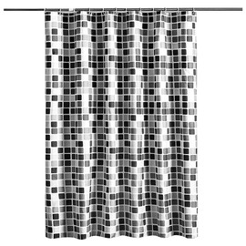 Cyleibe Bathroom Shower Curtain, Anti-Mould Shower Curtain, Mosaic Pattern, Textile Bathroom Shower Curtain (120 x 180 cm)