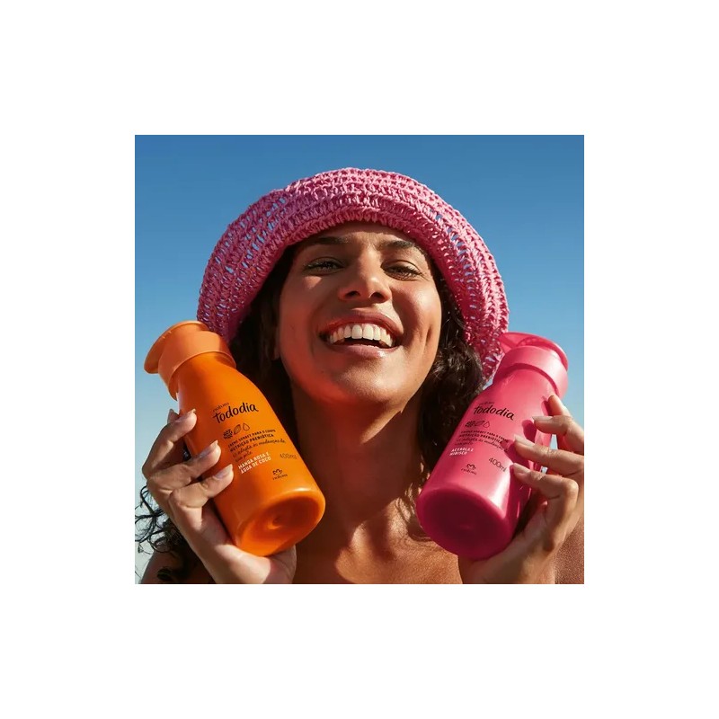 Recambio hidratante corporal Natura Tododia con mango rosado y agua