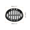 sourcing map 10Pcs 80mm/3.1in Air Vents Circular Soffit Vents, Black