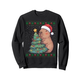 Cute Capybara Ugly Christmas Sweater Sweatshirt