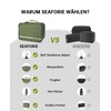 Seaforie Toiletry Bag, Army Green, Modern