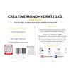 123 Nutrition 123 Nutrition Creatine Monohydrate 1kg, Flavoured, Micronised Creatine