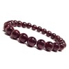 [SION] Natural Stone Bracelet, Garnet, Pomegranite, Approx. 0.3 inches (8