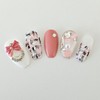 Tweed handmade nail tips - Ballerina M / 트위드 수제네일팁
