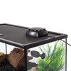 REPTI ZOO Reptile Dehumidifier Glass Terrarium Air Purifier Fan Amphibian