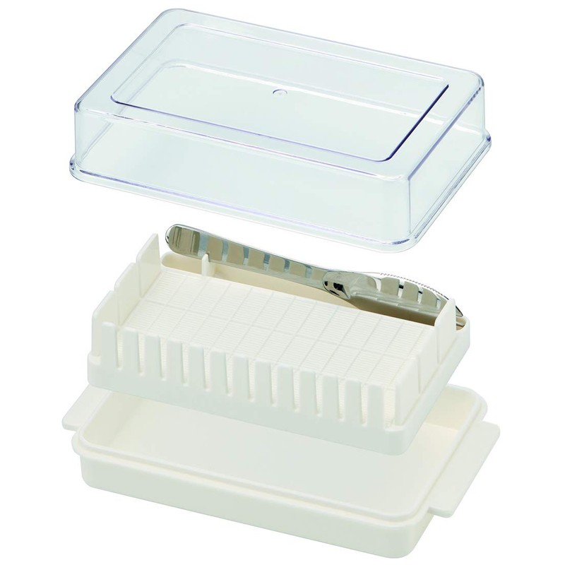 Skater Miffy BTG1 Butter Case, Butter Container, Butter Cutter, Guide
