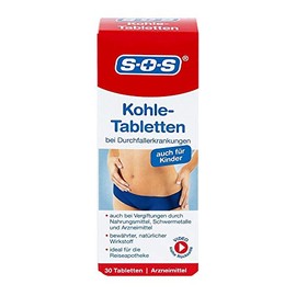 Sos charcoal tablets, pack of 1 (1 x 156 g)