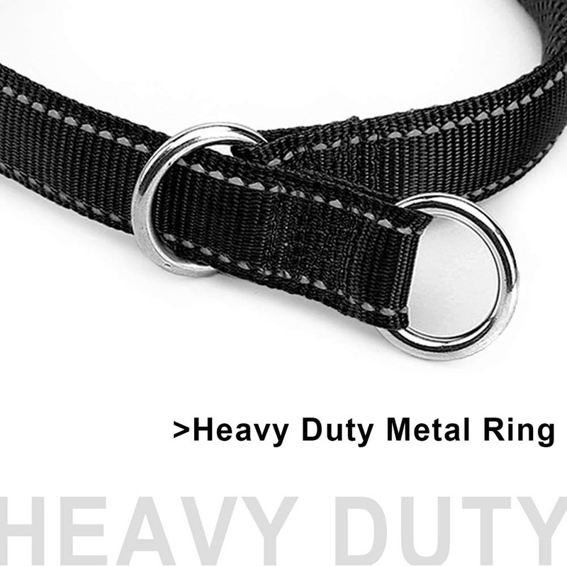 Mycicy Reflective Dog Choke Collar, Soft Nylon Training Slip Collar