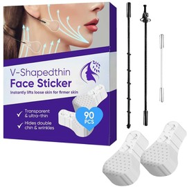 LSTORENICE Face Lift Tape High Elasticity Facelift Tape for Hiding Facial Wrinkles Lift Saggy Skin & Hide Double Chin Ultra-thin Breathable Waterproof