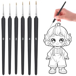 Phase Brush Gradient Brush Acrylic Brush Fine Surface Brush Painting Oil Painting Brushes Fine Paint Brush Plastic Model Painting Brush Detail Paint Model Brush Paint Set Soft Bristle Safe Material