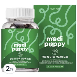 Medi Puppy Liposome Joint Muscle Strengthening Nutrient Dog Glucosamine Senior Dog Elder Dog Patella Leg Tremor, 2 Pieces, 90g / 메디퍼피 리포좀 관절 근육 강화 영양제 강아지 글루코사민 노령견 노견 슬개골 다리떨림, 2개, 90g